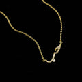 Rose Gold Arabic Love Statement Necklace with Crystals
